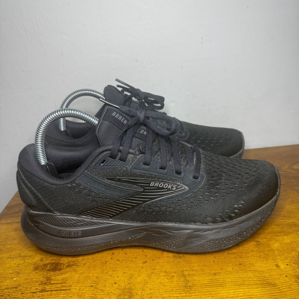 Brooks Adrenaline GTS 24 Running Shoes Womens Size 8 Black